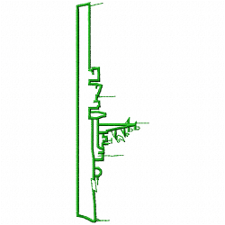 Boats Embroidery Design 6 Boats Embroidery Design 6